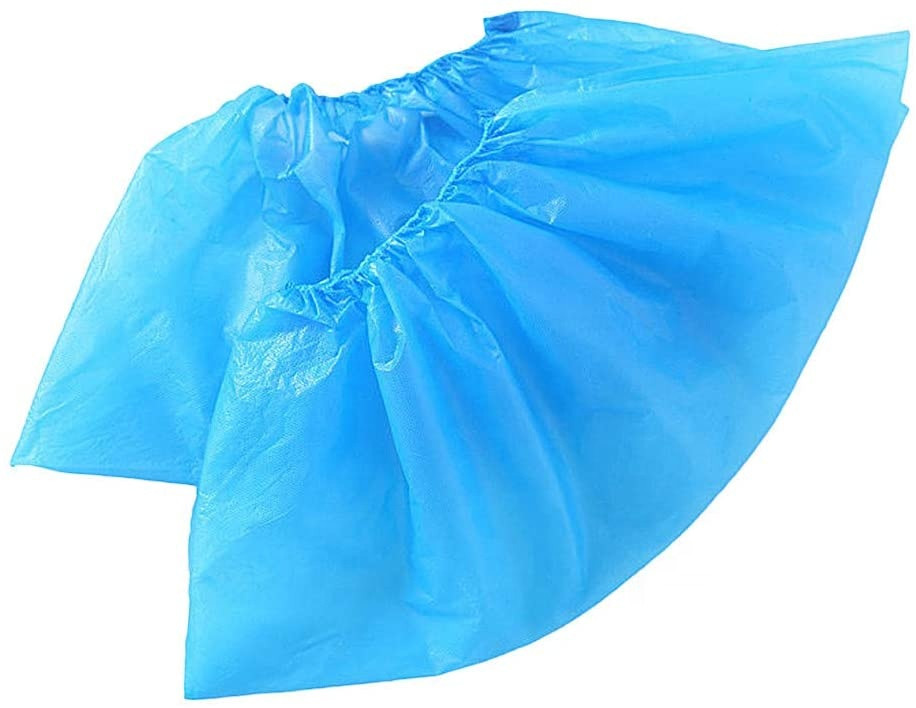 Blue Non Slip 41CM Disposable Non Woven Shoe Cover