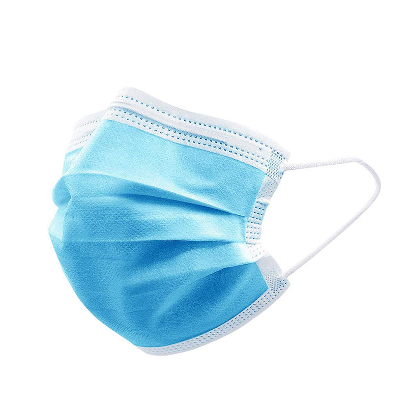 Breathable OEM 17.5×9.5cm Disposable 3 Ply Face Mask Featured Image