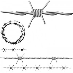 Barbed Wire 10kg Barbed wire fence for sale