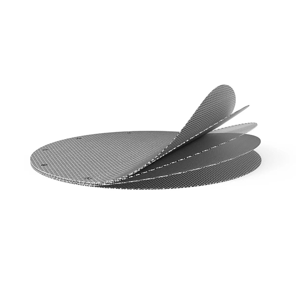 Filtru cu disc din oțel inoxidabil din plasă de sârmă din pulbere metalică sinterizată la temperatură ridicată pentru filtrarea solidă a aerului lichid