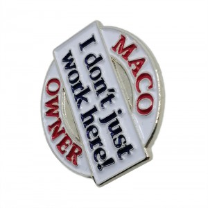 Rigali promozzjonali Fabbrikant Custom Round Metal Pin Button Badge