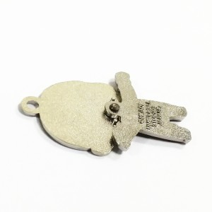 Freies Design zum Fabrikpreis Blanko-Metall-Schlüsselanhänger mit individuellem Logo eingraviert