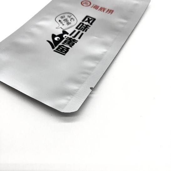 Плоскія пакеты з алюмініевай фальгі для ўпакоўкі харчовых прадуктаў