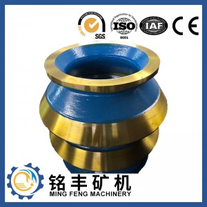 Newly Arrival Pyd1750 Cone Crusher Wear Parts - High manganese casting steel HP200 HP300 cone crusher parts – MING FENG MACHINERY