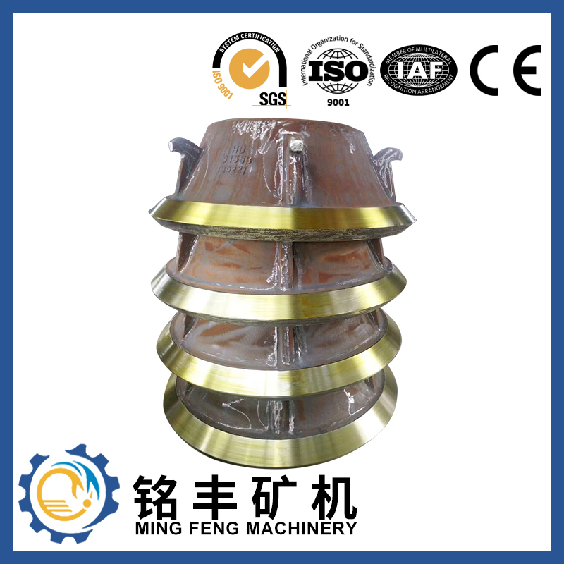 Cone crusher part bowl liner, concave and mantle Featured Image