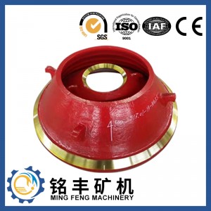HP400 terex crusher spare parts bowl liner for common cone crusher