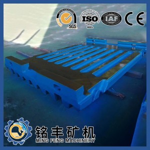 High manganese steel jaw crusher plates in quarry mining stone