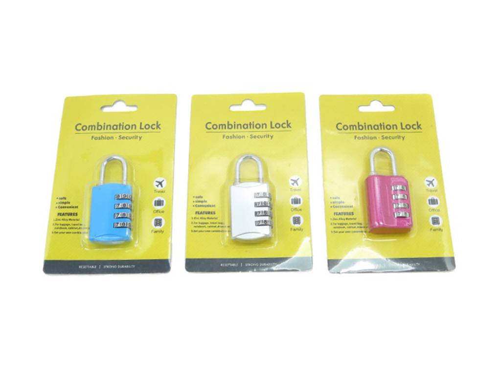 4 digit combination lock