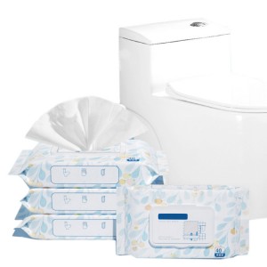 Oem Odm Treasure Household Femminile Toilette Wet Wipes Grande Capacità è Large Size Paper Toilette Bagnato Domestique