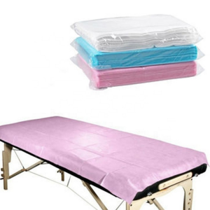 Kain Non-woven Disposable Bed Sheet Bags kanggo Rumah Sakit Pijat lan Hotel