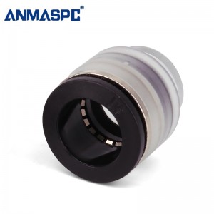 ស័ង្កសី Alloy ប្ដូរទំហំតាមបំណង Air Blown Solution End Stop Connector for Micro duct End Cap