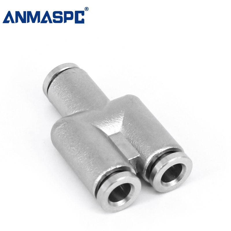 ANMASPC Fabrikspris Utmärkt kvalitet PY Modell Pneumatisk snabbkoppling 4 6 8 10 12 14 16 mm Högtrycksluftrör Snabbkoppling
