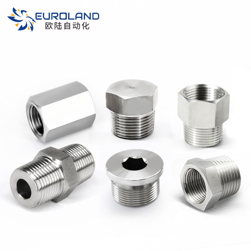 ANMASPC BD0103 BU0303 Tube Fitting Accessories M3/8 F1/8 F3/8 Straight Through Reducer Threaded Type One Touch Fitting