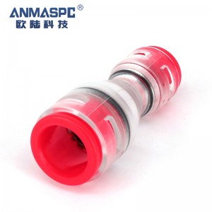Micro Duct HDPE Optical Fiber push with Reducer Micro Duct Connector 10/8mm