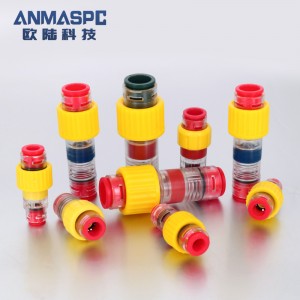 ຕົວເຊື່ອມຕໍ່ Microduct, Gas/Water Block Connectors Microduct 5mm ສໍາລັບອຸປະກອນສາຍເຄເບີນ optic