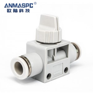 China wholesale Push In Pneumatic Fitting Manufacturer –  HVFF Two-Way Flow Limiting Quick Connector Flow Limiting Speed Controller PneumaticFitting – Oulu