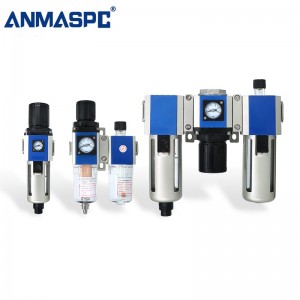 ANMASPC fabryksoutlet China fabrikant luchtfilter komponint regulator lubricator pneumatyske kombinaasje behanneling ienheden
