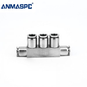 5 cara Pipa Fittings Stainless Steel Pipe Joints Pneumatic Fittings