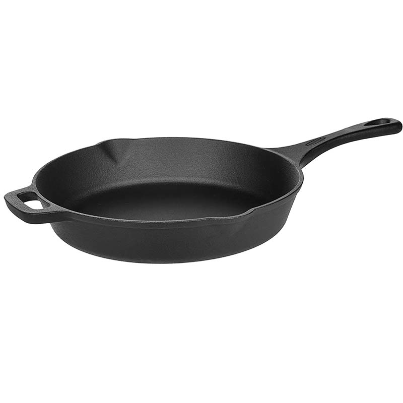 6,8,10,12 inch cast iron skillet na may front handle