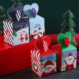 Божићне кутије слаткиша које се могу рециклирати са поклопцем за цвеће