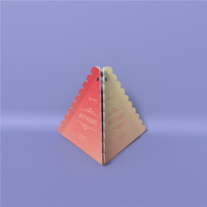 Caixas triangulares personalizadas Caixa especial de doces para convidados