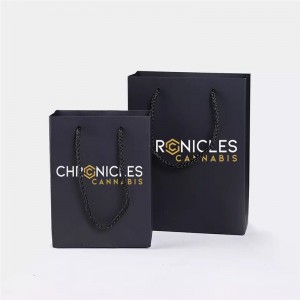 Bolsa de compra de xoias de tea personalizada de luxo con logotipo