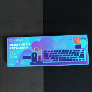 Гофрована коробка для клавіатури матового кольору