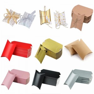 Pillow Box Custom Logo Paper Packing Boxes