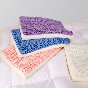 Chinese wholesale Teal Lumbar Pillow - TPE Pectin Latex Two-in-one Ergonomics Neck Shoulder Protection Aid Sleep Pillow – Mikufoam