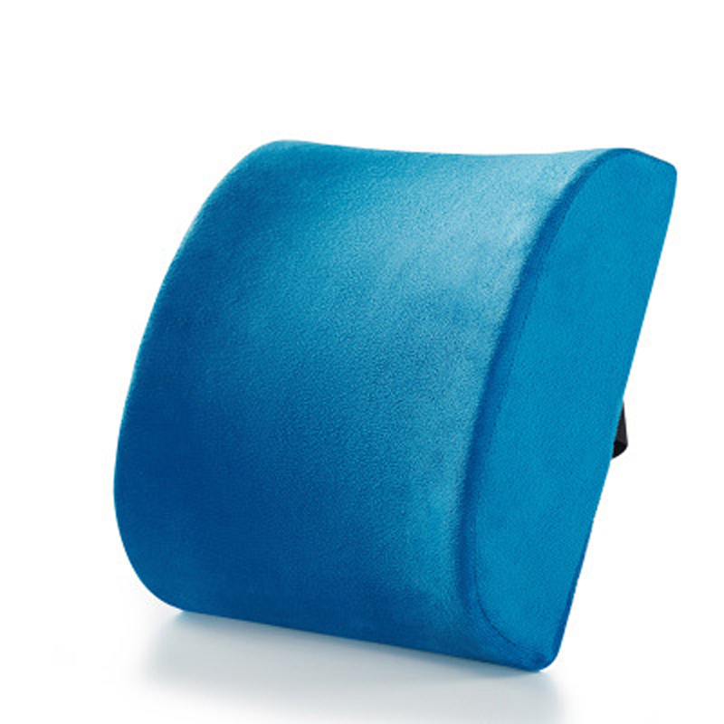 Портативна подушка для підтримки поперекової спини з піни з ефектом пам’яті з подовжуючим ременем