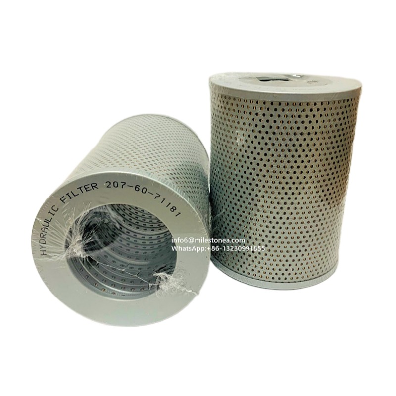 Hoog rendement extern hydraulisch filter Spin On oliefilter 207-60-71181 2076071180 voor graafmachine motordeel