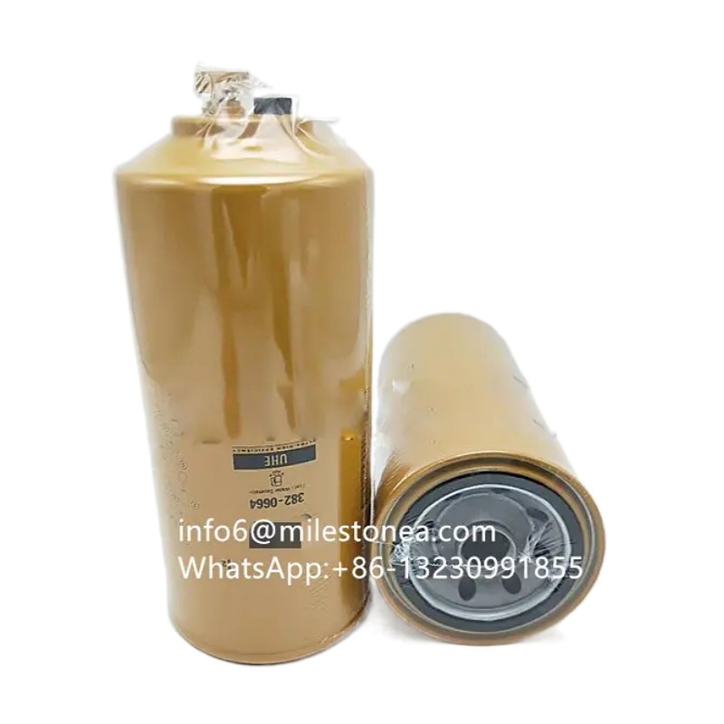 Kina fabrikkdieselmotor drivstoffvannseparatorfilter for Cat gravemaskin 438-5386 4385386 382-0664 3820664