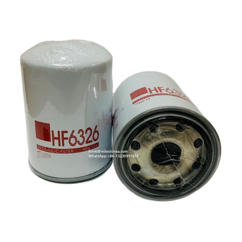 China Factory héich Qualitéit Bagger Transmissioun Hydraulesch Filter Spin Op Ueleg FILTER HF6326 3I1597
