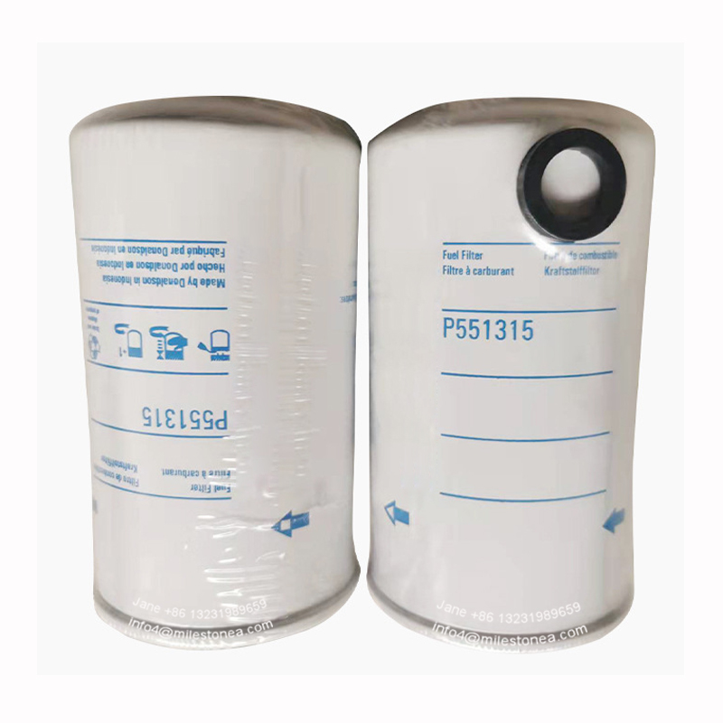 Accesorios de maquinaria filtro de combustible P551315 para Donaldson