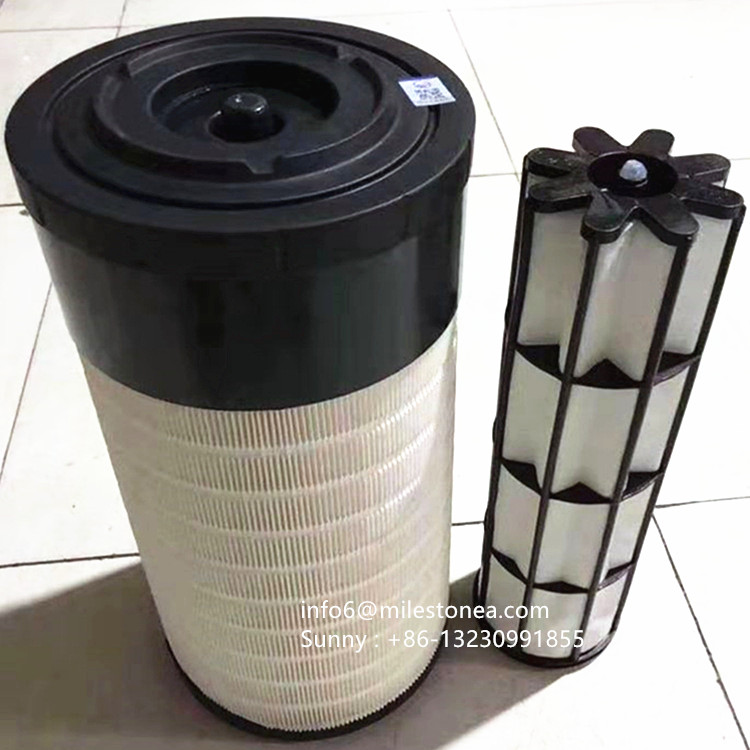 Produsen filter Filter udara berkualitas tinggi P828805 P628802 1094162540 untuk bagian kompresor udara mesin konstruksi
