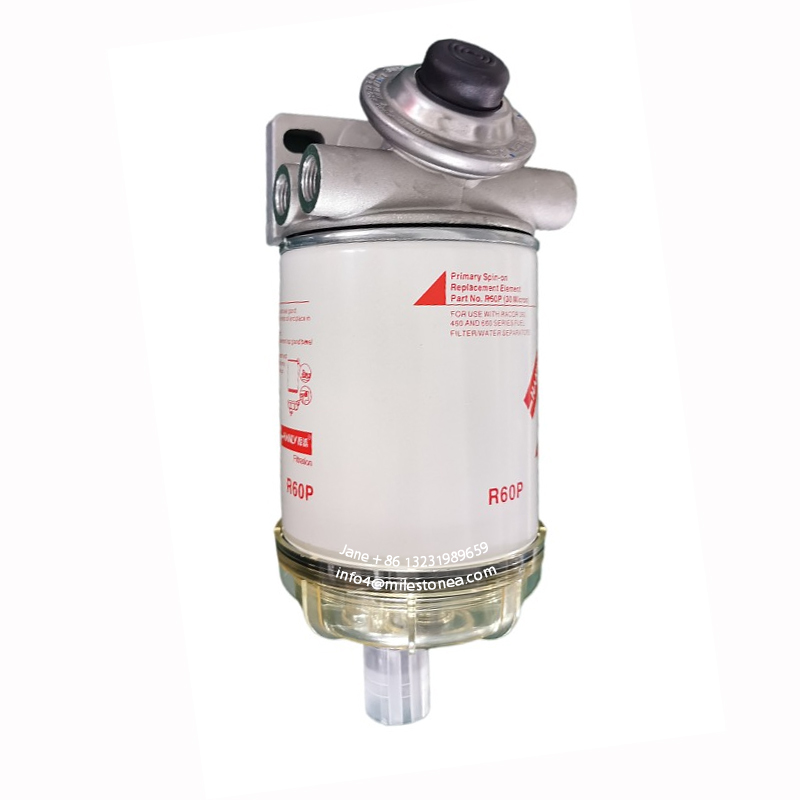 U filtru di separatore d'acqua di carburante rimpiazzatu R60P per Parker Racor