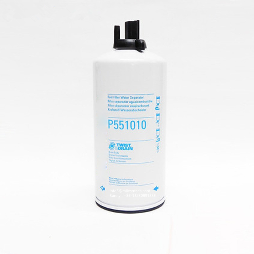 Gamyklos atsargos Atsukamas kuro filtras kuro vandens separatorius P551010 P550900 WK11032X FS20007, skirtas Donaldson