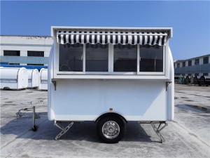 Retro Food Trucks Dining Cart Custom Food Trailers Concession Stand