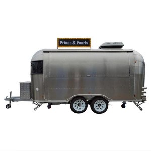 American Airstream Food Truck Concession Stand Kitchen Trailer