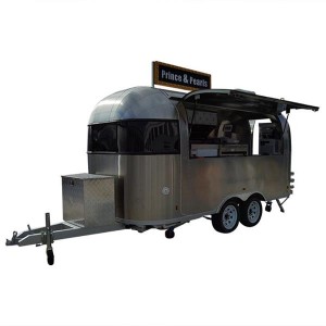 American Airstream Food Truck Concession Stand Kitchen Trailer