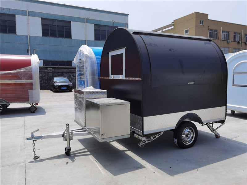 Halal Food Truck Mobile Kitchen Trailer Hot Dog Stand Dining Cart Featured Image