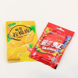 Embalatge personalitzat de caramels: bosses d'embalatge d'aliments