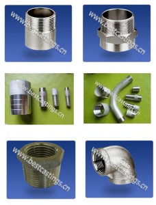 Custom na stainless steel pipe fitting