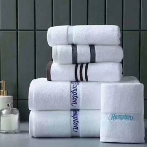 Customized Cotton Hotel Towel set wholesale