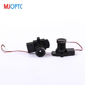 Focal length 4.2mm, monitoring lens, track shift monitoring of car lens, F1.8 large aperture. 1/2.7″lens and IR CUT