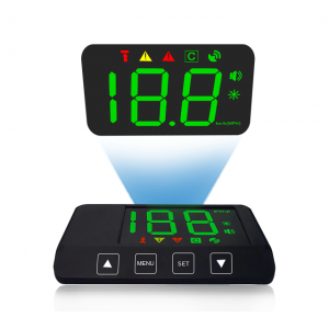 Sistema de alarma de velocidade HUD Head Up Display para visualización de velocidade do parabrisas para coches