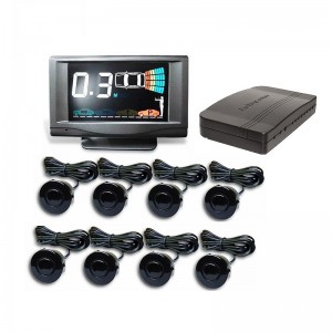 Front & rear Parking Sensor with 2/4/6/8 sensors with LCD display human voice alarm