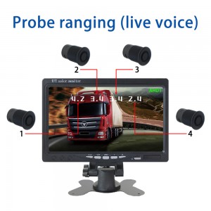 Sistema de área ciega derecha para camión, sistema de cámara para camión, alarma para camión, sistema de sensor de estacionamiento visible para camión