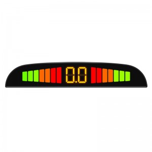 LED zaslon Senzor za parkiranje automobila 8 Stražnji pogled s prednje strane Radarski sustav za vožnju unazad