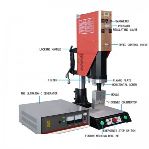 Máquina padrão de soldagem ultrassônica 15KHZ 2600W para consumíveis de soldagem
